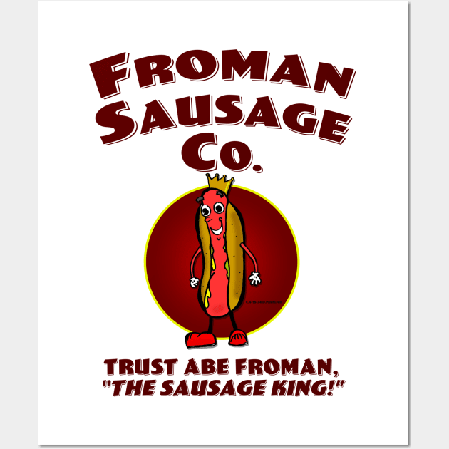 Froman Sausage Co. Wall Art by Vandalay Industries